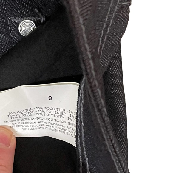 L.E.I. Benett Skinny Jeans Size‎ 9 Regular Black Juniors Denim Stretch 32X32 - Picture 5 of 6